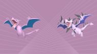 Shiny Aerodactyl and Mega Aerodactyl (Image via Sportskeeda)